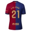 Officiële Voetbalshirt + Korte Broek FC Barcelona Frenkie de Jong 21 Thuis 2024-25 - Kids